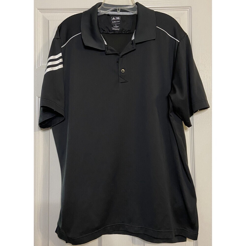 ADIDAS ClimaCool ALL TOUR Polo Golf Black Shirt Buckhorn Springs FL Men’s XL